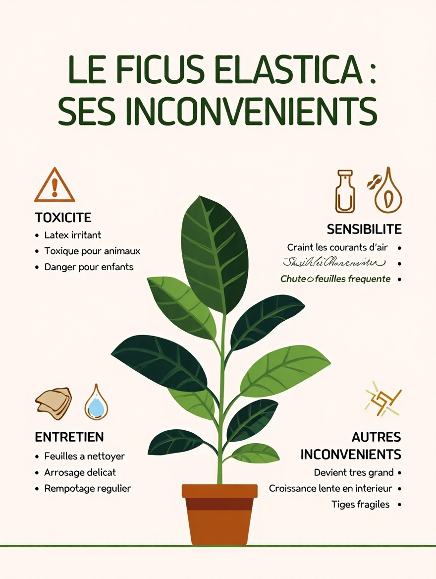 Inconvénients du ficus elastica